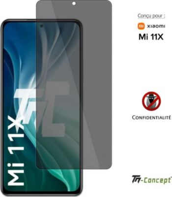 Protège écran TM CONCEPT Verre trempé teinté pour Xiaomi Mi 11X
