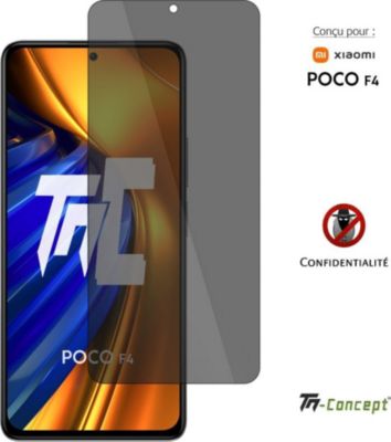 Protège écran TM CONCEPT Verre trempé teinté pour Xiaomi Poco F4