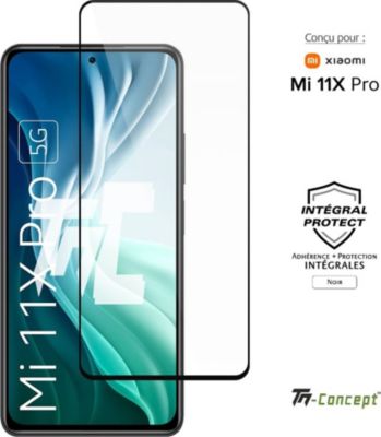 Protège écran TM CONCEPT Verre trempé - Xiaomi Mi 11X Pro - Noir Protège écran TM CONCEPT Verre trempé - Xiaomi Mi 11X Pro - Noir