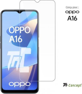 Protège écran TM CONCEPT Verre trempé pour Oppo A16 - TM Concept®