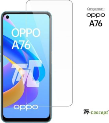 Protège écran TM CONCEPT Verre trempé pour Oppo A76 - TM Concept®