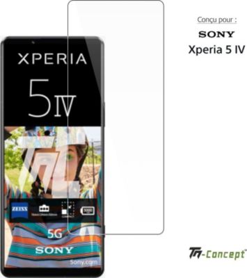 Protège écran TM CONCEPT Verre trempé Sony Xperia 5 IV TM Concept Protège écran TM CONCEPT Verre trempé Sony Xperia 5 IV TM Concept