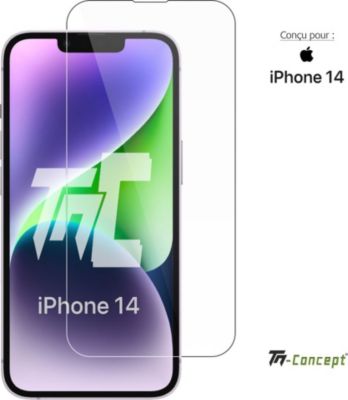 Protection d'écran pour smartphone TM Concept Verre trempé pour Apple iPhone  14 Pro -®