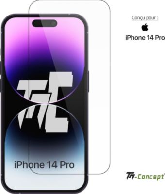 Protège écran TM CONCEPT Verre trempé pour Apple iPhone 14 Pro