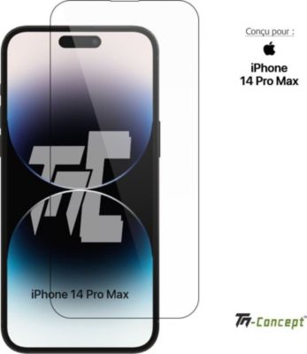 Protège écran TM CONCEPT Verre trempé pour iPhone 14 Pro Max
