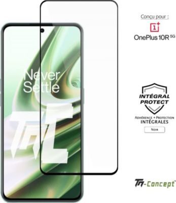 Protège écran TM CONCEPT Verre trempé pour OnePlus 10R 5G - Noir Protège écran TM CONCEPT Verre trempé pour OnePlus 10R 5G - Noir