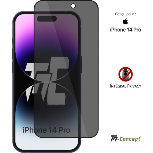 Protège écran TM CONCEPT Verre trempé teinté pour iPhone 12 Pro