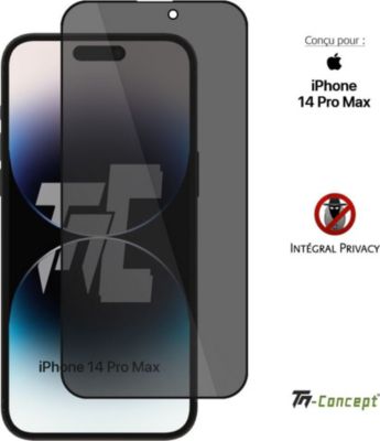 Protège écran TM CONCEPT Verre trempé Privacy iPhone 14 Pro Max