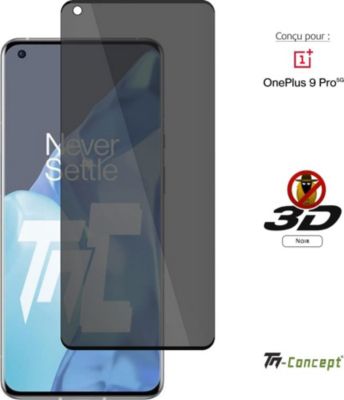 Protège écran TM CONCEPT Verre trempé 3D teinté pour OnePlus 9Pro Protège écran TM CONCEPT Verre trempé 3D teinté pour OnePlus 9Pro