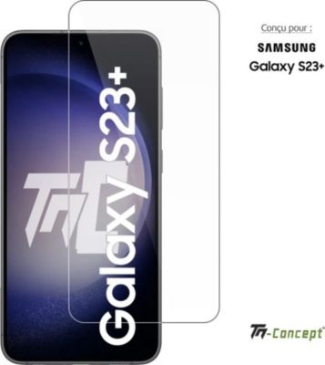 Protège écran TM CONCEPT Verre trempé - Samsung Galaxy S23 Plus