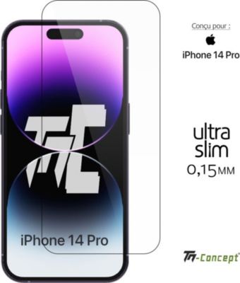 Protège écran TM CONCEPT Verre trempé 0,15mm Apple iPhone 14 Pro