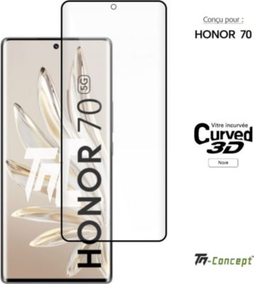 Protège écran TM CONCEPT Verre trempé 3D - Honor 70 - TM Concept® Protège écran TM CONCEPT Verre trempé 3D - Honor 70 - TM Concept®