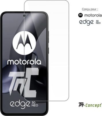 Protège écran TM CONCEPT Verre trempé pour Motorola Edge 30 Neo