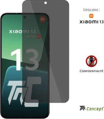 Protège écran TM CONCEPT Verre trempé teinté pour Xiaomi 13 Protège écran TM CONCEPT Verre trempé teinté pour Xiaomi 13