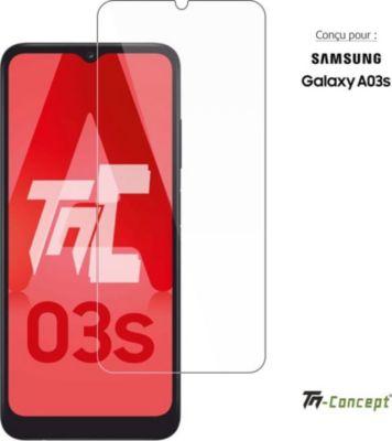 Protège écran TM CONCEPT Verre trempé pour Samsung Galaxy A03s