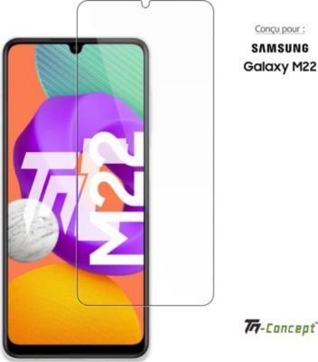 Protège écran TM CONCEPT Verre trempé pour Samsung Galaxy M22 Protège écran TM CONCEPT Verre trempé pour Samsung Galaxy M22