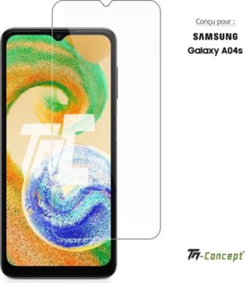 Protège écran TM CONCEPT Verre trempé pour Samsung Galaxy A04s
