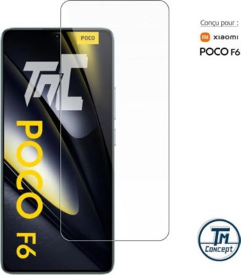 Protège écran TM CONCEPT Verre trempé pour Xiaomi Poco F6