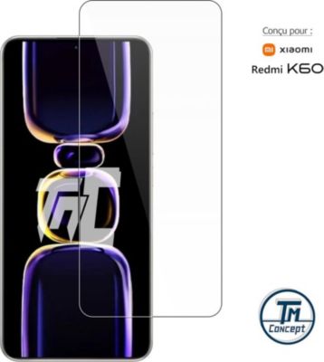 Protège écran TM CONCEPT Verre trempé pour Xiaomi Redmi K60 Protège écran TM CONCEPT Verre trempé pour Xiaomi Redmi K60