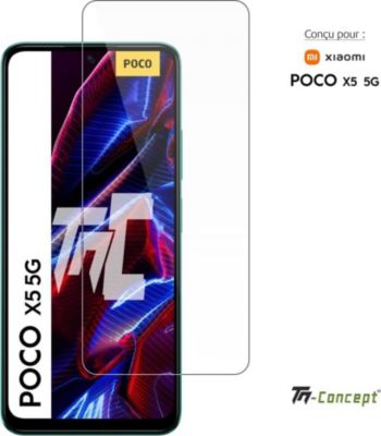 Protège écran TM CONCEPT Verre trempé pour Xiaomi Poco X5 Protège écran TM CONCEPT Verre trempé pour Xiaomi Poco X5