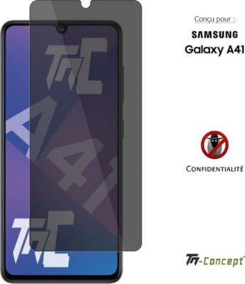 Protège écran TM CONCEPT Verre trempé teinté pour Samsung A41 Protège écran TM CONCEPT Verre trempé teinté pour Samsung A41