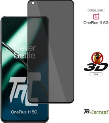 Protège écran TM CONCEPT Verre trempé 3D teinté pour OnePlus 11