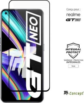 Protège écran TM CONCEPT Verre trempé pour Realme GT Neo - Noir Protège écran TM CONCEPT Verre trempé pour Realme GT Neo - Noir