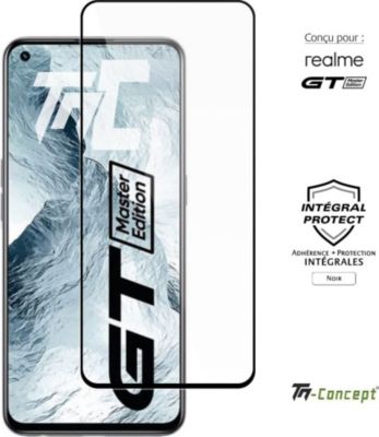 Protège écran TM CONCEPT Verre trempé pour Realme GT Master Noir