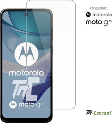 Protège écran TM CONCEPT Verre trempé pour Motorola Moto G53 5G Protège écran TM CONCEPT Verre trempé pour Motorola Moto G53 5G