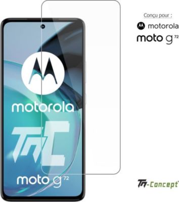Protège écran TM CONCEPT Verre trempé pour Motorola Moto G72