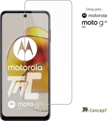 Protège écran TM CONCEPT Verre trempé pour Motorola Moto G73 5G Protège écran TM CONCEPT Verre trempé pour Motorola Moto G73 5G
