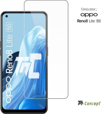 Protège écran TM CONCEPT Verre trempé pour Oppo Reno 8 Lite 5G
