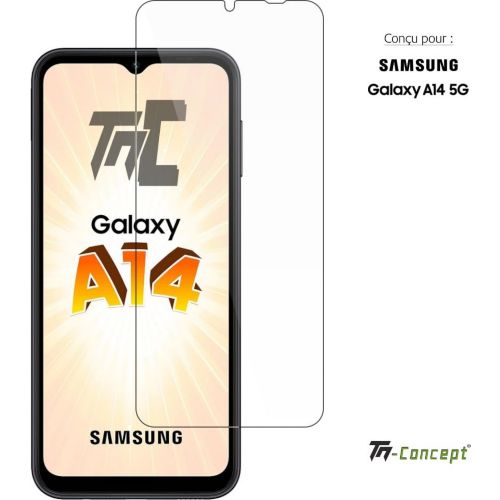 Protection d'écran en verre trempé pour Samsung Galaxy A14 (5G/4G)