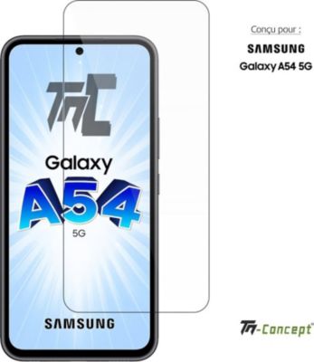 Protège écran sur mesure TM CONCEPT Verre trempé pour Samsung Galaxy A54 5G