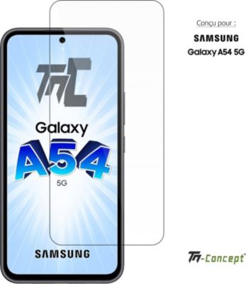 Protège écran sur mesure TM CONCEPT Verre trempé pour Samsung Galaxy A54 5G Protège écran sur mesure TM CONCEPT Verre trempé pour Samsung Galaxy A54 5G