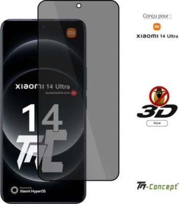 Protège écran TM CONCEPT Verre trempé teinté pour Xiaomi 14 Ultra Protège écran TM CONCEPT Verre trempé teinté pour Xiaomi 14 Ultra