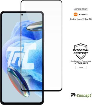 Protège écran sur mesure TM CONCEPT Verre trempé pour Redmi Note 12 Pro Noir Protège écran sur mesure TM CONCEPT Verre trempé pour Redmi Note 12 Pro Noir