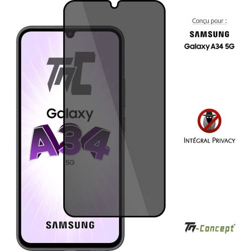 Protecteur d'Écran Samsung Galaxy S24 Ultra en Verre Trempé - Privacy