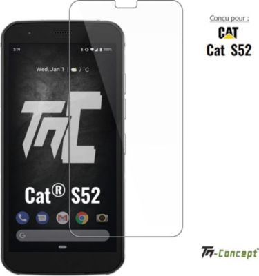 Protège écran TM CONCEPT Verre trempé pour Cat S52 - TM Concept®