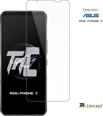 Protège écran TM CONCEPT Verre trempé pour Asus ROG Phone 7 Protège écran TM CONCEPT Verre trempé pour Asus ROG Phone 7
