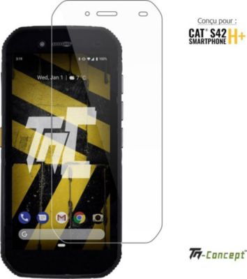 Protège écran TM CONCEPT Verre trempé pour Cat S42 H+ TM Concept®