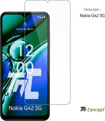 Protège écran TM CONCEPT Verre trempé pour Nokia G42 5G