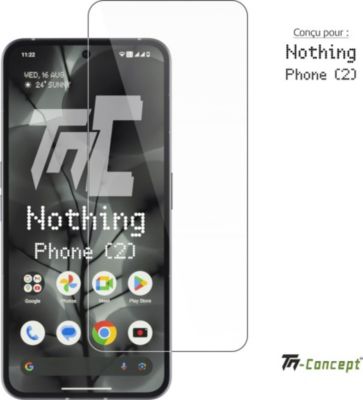 Protège écran TM CONCEPT Verre trempé pour Nothing Phone 2 Protège écran TM CONCEPT Verre trempé pour Nothing Phone 2