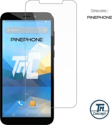 Protège écran TM CONCEPT Verre trempé pour PinePhone TM-Concept®
