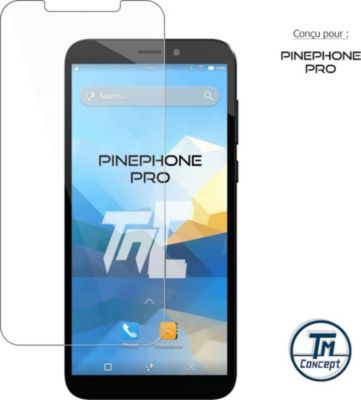 Protège écran TM CONCEPT Verre trempé pour Pinephone Pro Protège écran TM CONCEPT Verre trempé pour Pinephone Pro