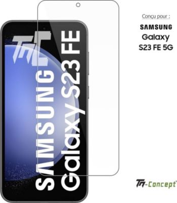 Protège écran TM CONCEPT Verre trempé pour Samsung Galaxy S23 FE Protège écran TM CONCEPT Verre trempé pour Samsung Galaxy S23 FE