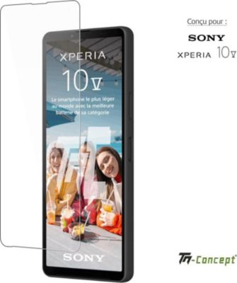 Protège écran TM CONCEPT Verre trempé pour Sony Xperia 10 V