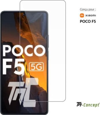 Protège écran TM CONCEPT Verre trempé pour Xiaomi Poco F5 5G Protège écran TM CONCEPT Verre trempé pour Xiaomi Poco F5 5G
