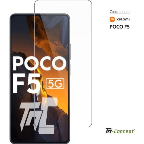 Protège écran TM CONCEPT Verre trempé pour Xiaomi Poco X5 Pro