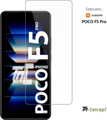 Protège écran TM CONCEPT Verre trempé pour Xiaomi Poco F5 Pro 5G Protège écran TM CONCEPT Verre trempé pour Xiaomi Poco F5 Pro 5G